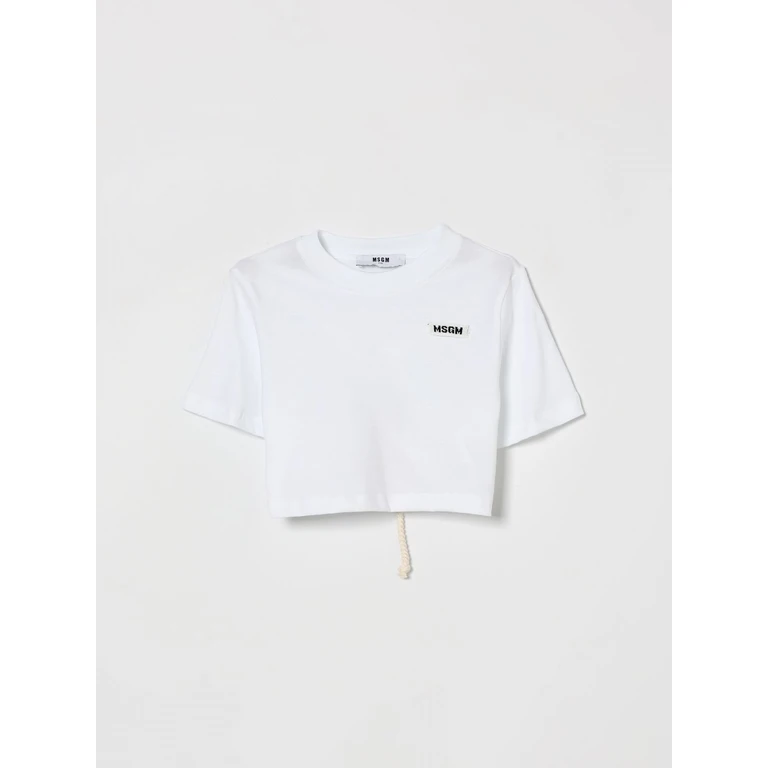MSGM KIDS T-Shirt Kids color White (S6MSJGTH179001)