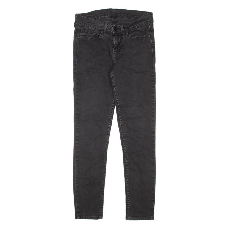 LEVI'S Womens Jeans Black Slim Skinny W27 L27