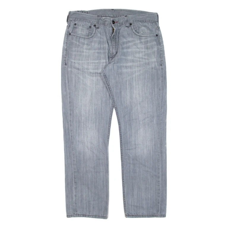 LEVI'S 511 Jeans Mens Grey Skinny Straight W36 L30