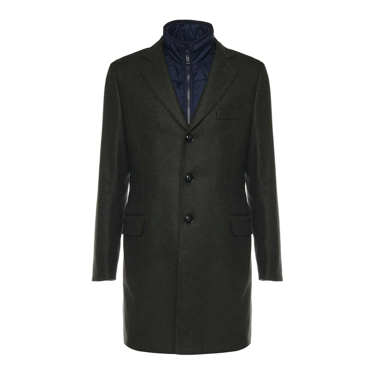 Manteau Au Genou - Vert (NAM53511390GAHV622)