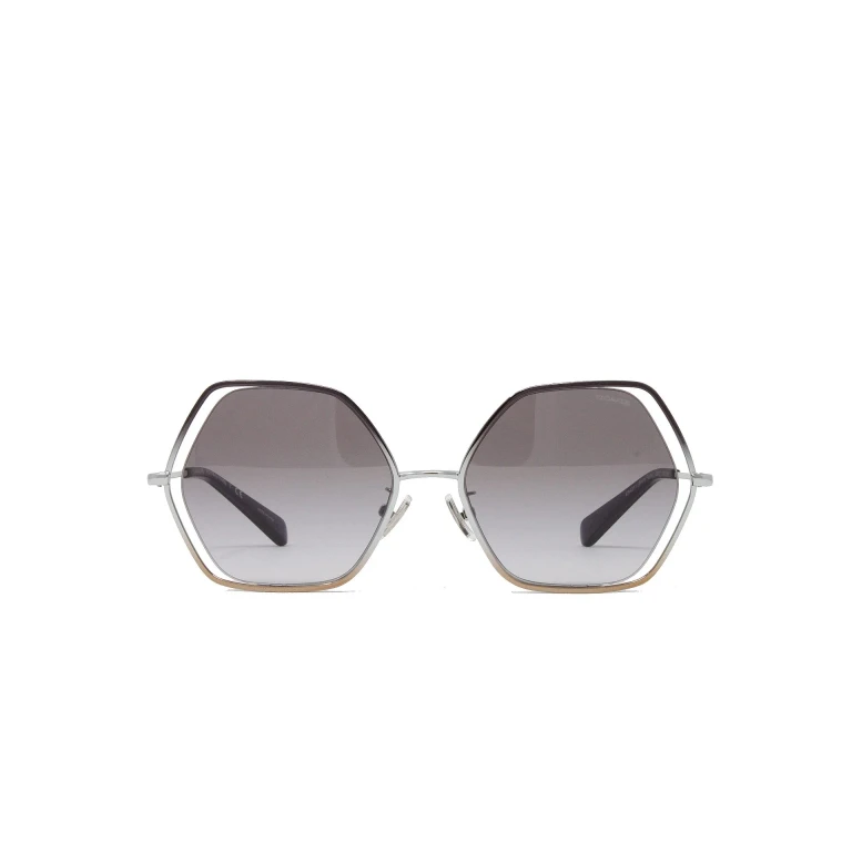 Silver Geometric Women's Sunglasses