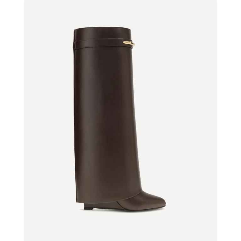 Leather Shark Boots Female 38