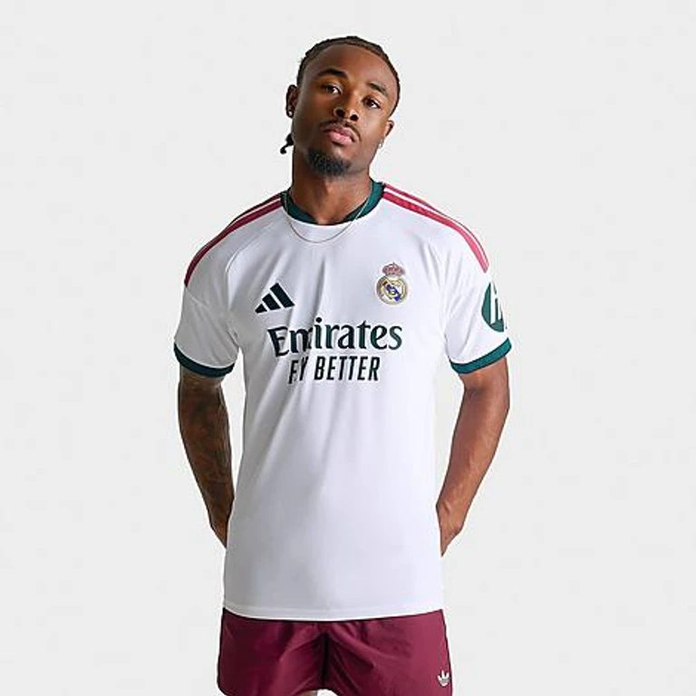 adidas Men's Real Madrid 26-27 Home Soccer Jersey in White Size: Small