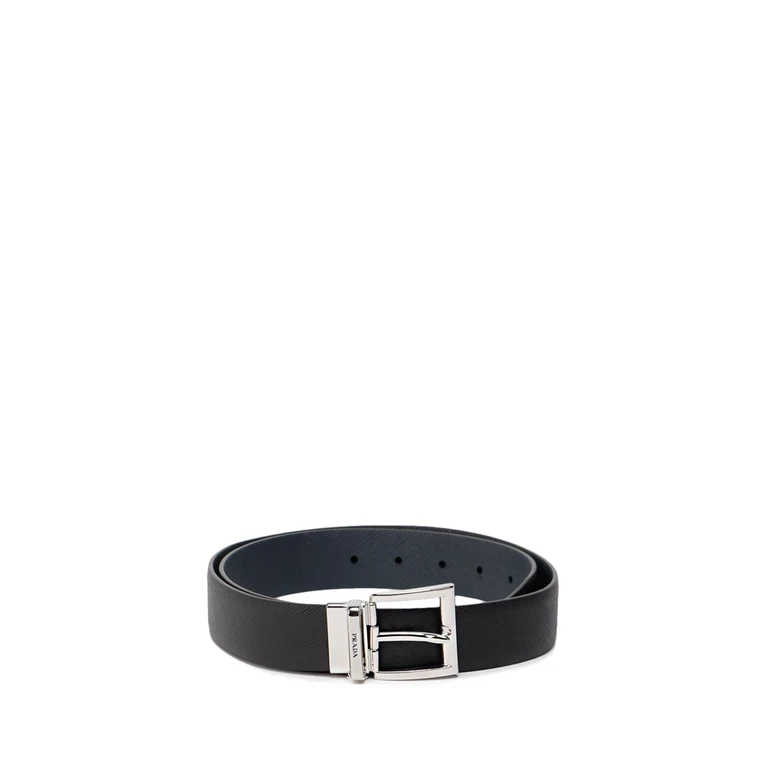 Prada Saffiano Leather Reversible Belt