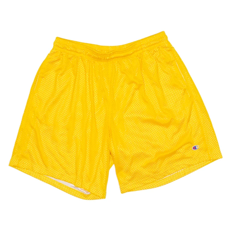 CHAMPION Mens Sports Shorts Yellow Relaxed XL W36
