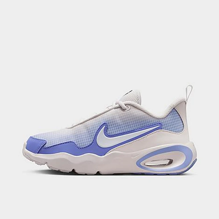 Nike Big Kids Air Max Nova Casual Shoes in Platinum Tint/Light Thistle/White Size: 3.5