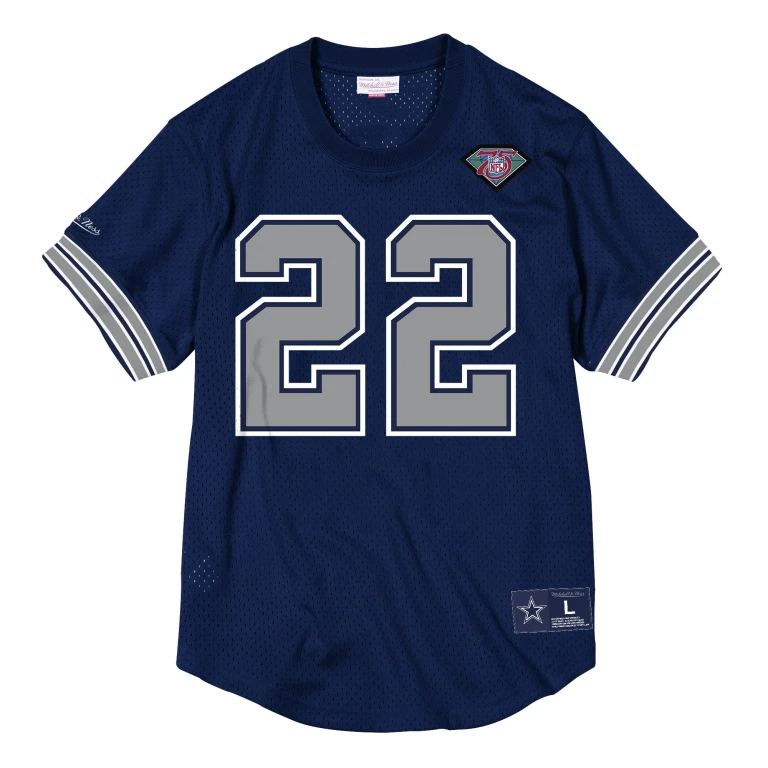 Men's NFL Name & Number Mesh Crew Neck Dallas Cowboys