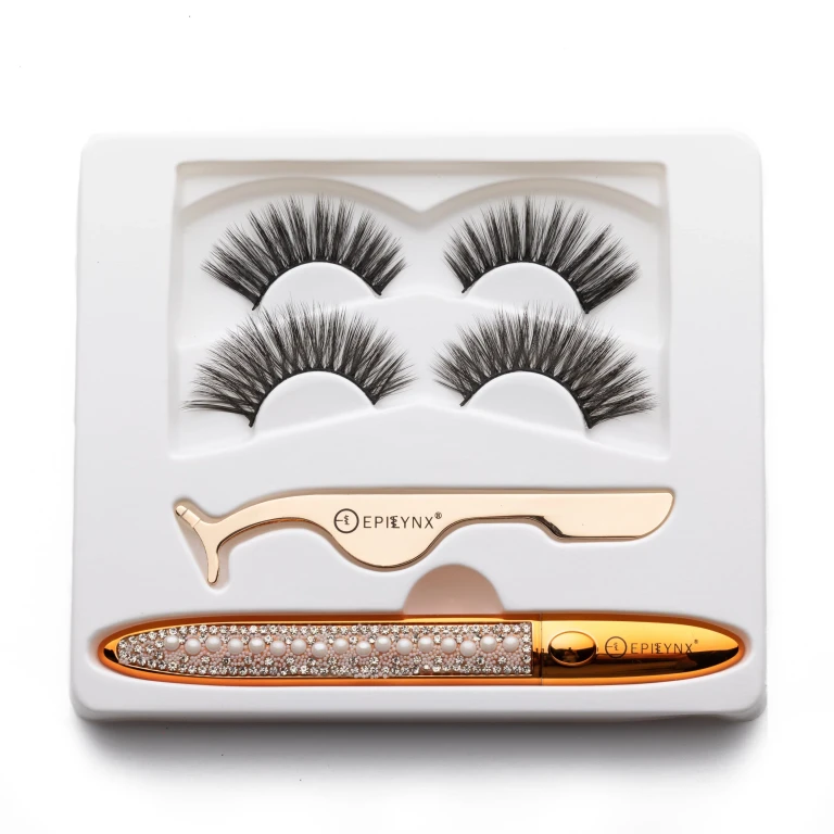 No-Glue Lash Kit - Waterproof Liner, Reusable Lashes & Vegan Formula