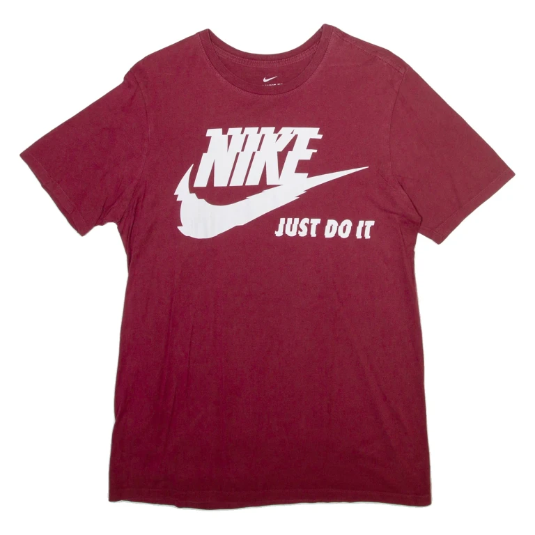 NIKE Mens T-Shirt Red M