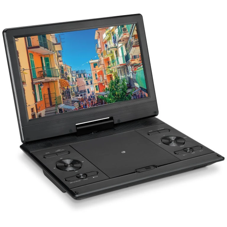 12-inch Portable DVD Player with Bluetooth and Headphones