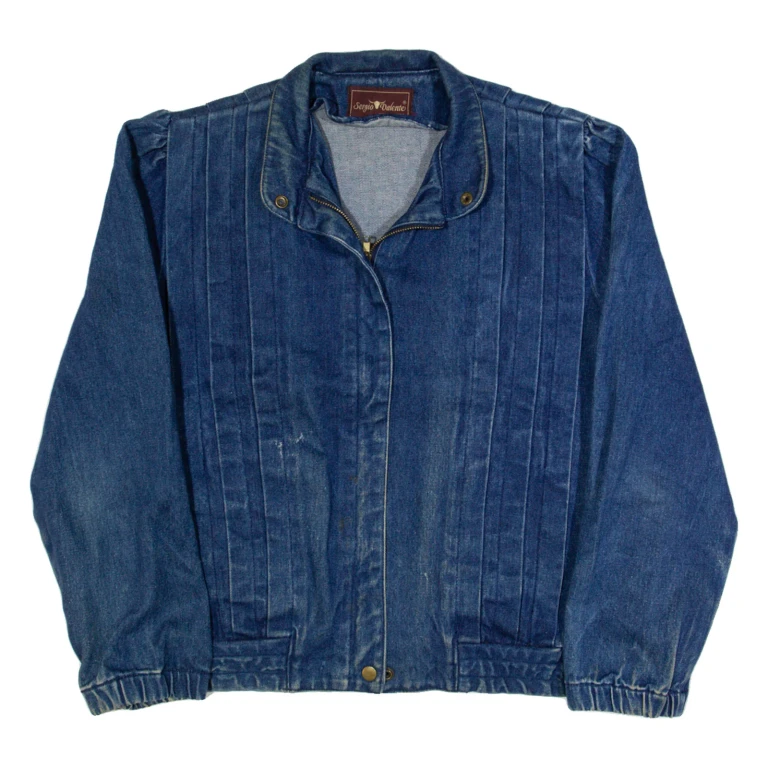 SERGIO VALENTE Womens Denim Jacket Blue 90s M