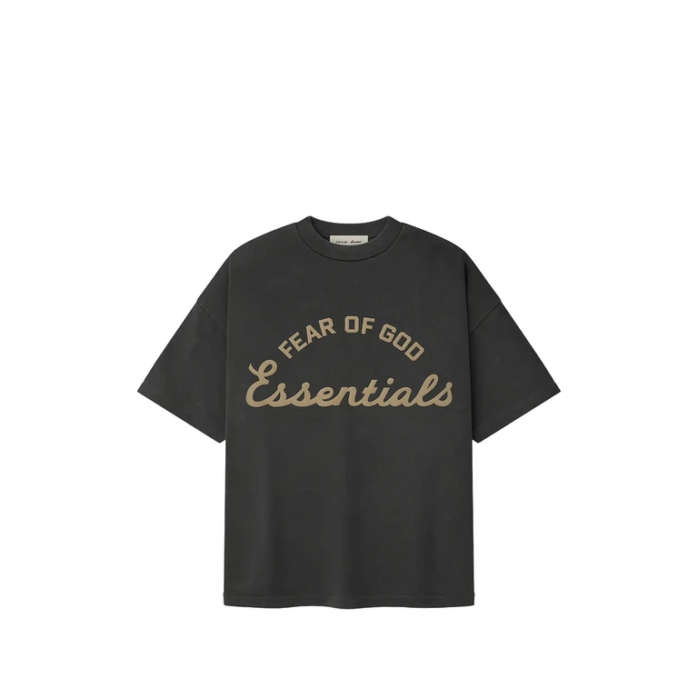 Fear Of God Essentials Faded Black T-shirt