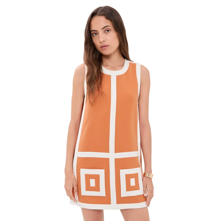 ALEXIS Estara Dress Ember/White M