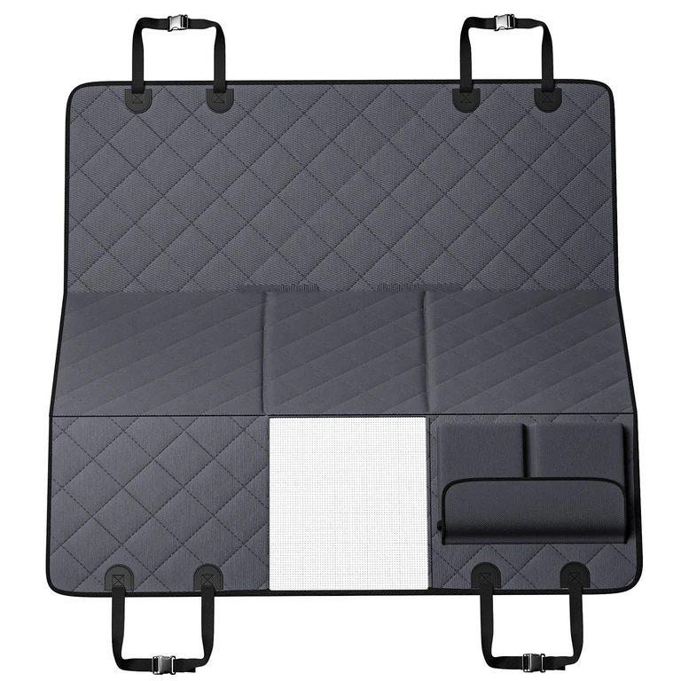 Dog Car Seat Cover for Back Seat 54 x 24 in Waterproof 600D for Cars - Multicolor