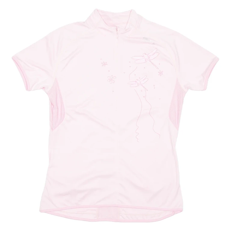 Cycling Womens Jersey Pink 1/2 Zip L