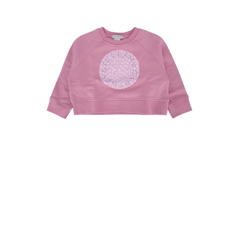 Stella Mccartney Kids Sweatshirt Vintagepink Cotton Felpe