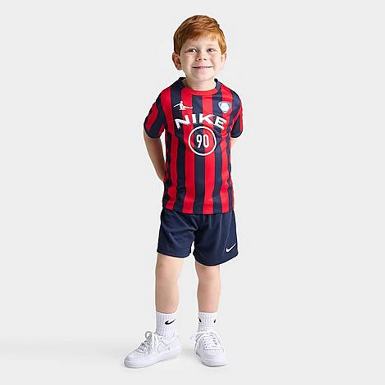 Kids Toddler Goal Mode Soccer Jersey and Shorts Set in Midnight Navy Size: 2T