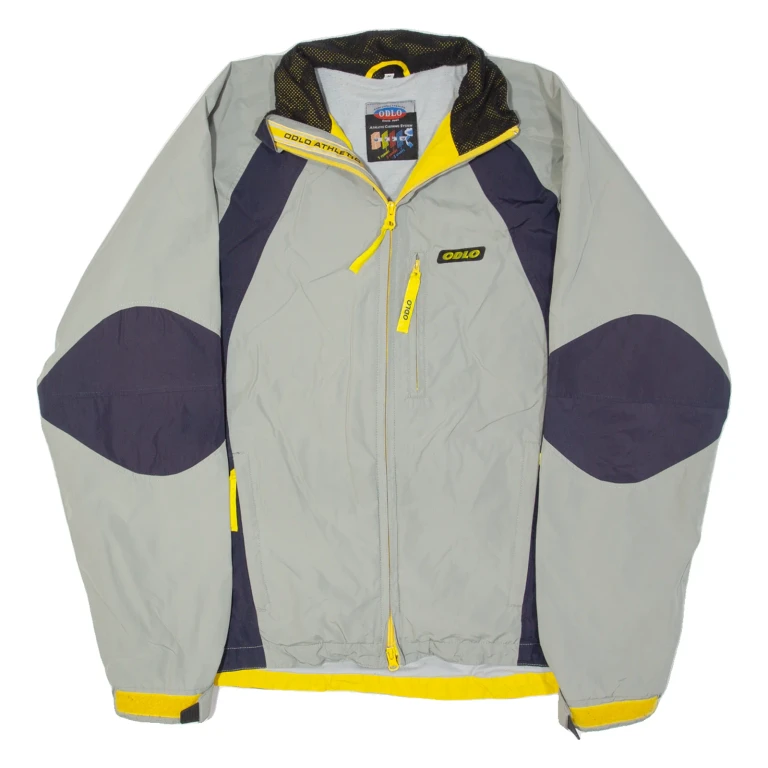 OLDO Mens Rain Jacket Grey M