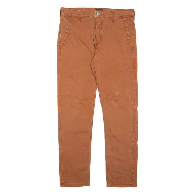 LEVI'S Mens Trousers Beige Regular Straight W32 L30