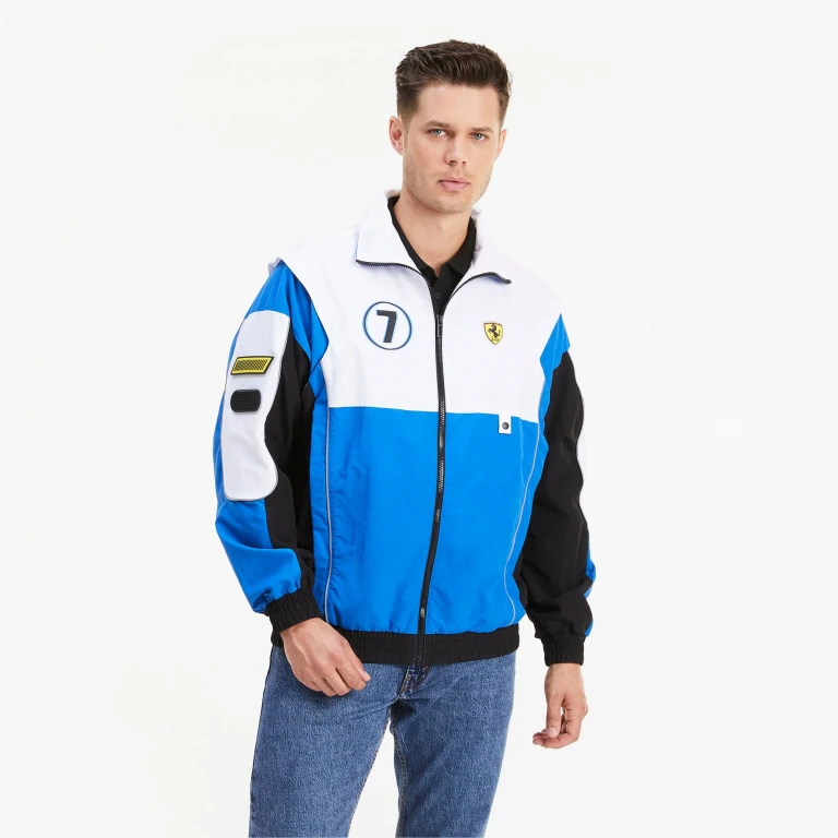 Men's Sf Ferrari Race Street Woven Jacket Jackets