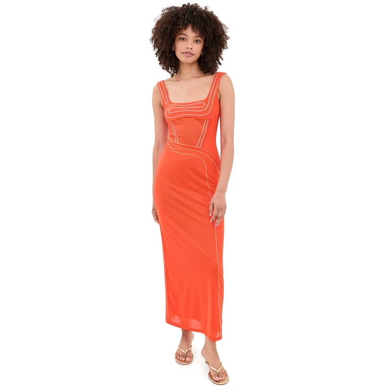 Significant Other Bexley Maxi Dress Pomegranate 2