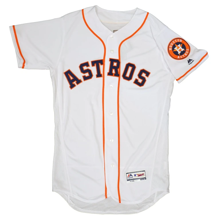 Men's MLB Houston Astros Authentic On Field Flex Base Jersey White