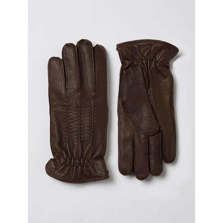Gloves Men color Brown (GU0090DRUCHE)