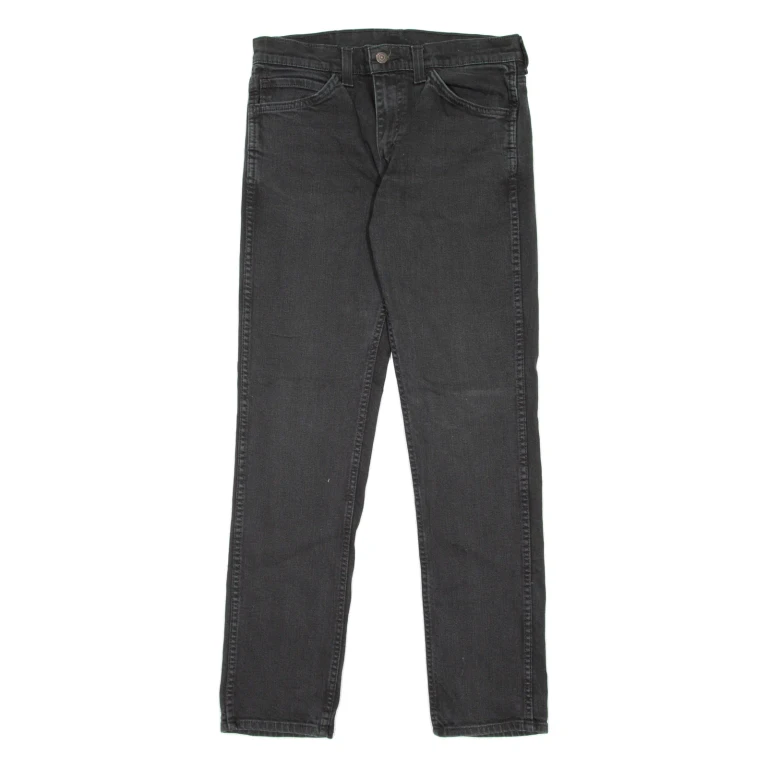 LEVI'S 511 Jeans Mens Black Slim Straight W32 L32