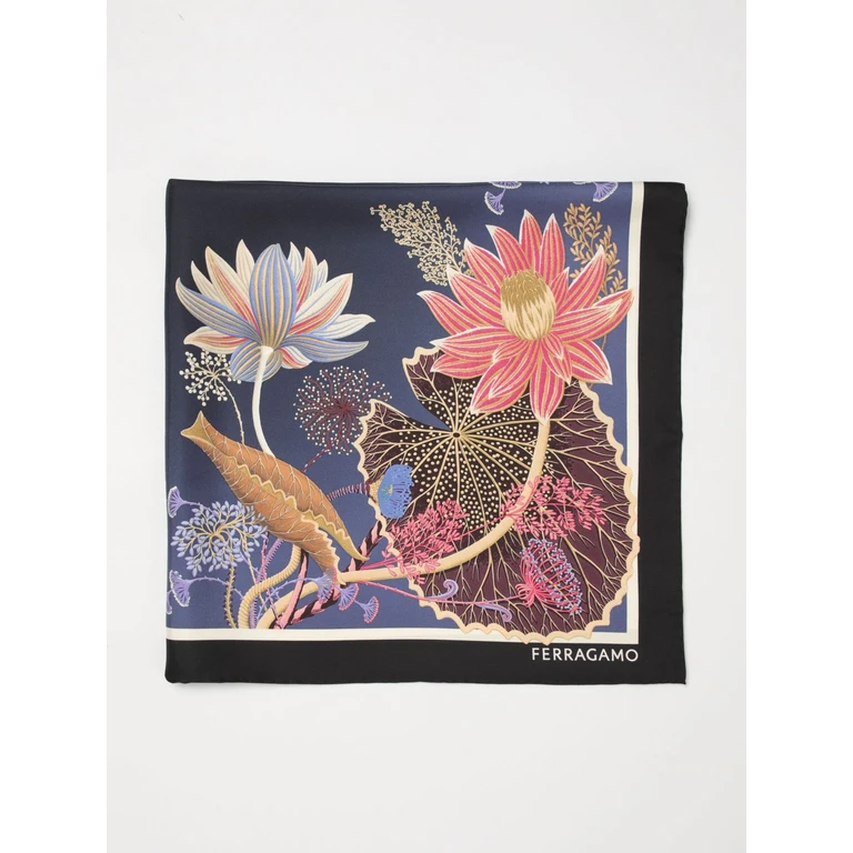 Neck Scarf Woman color Navy (310232790149004)