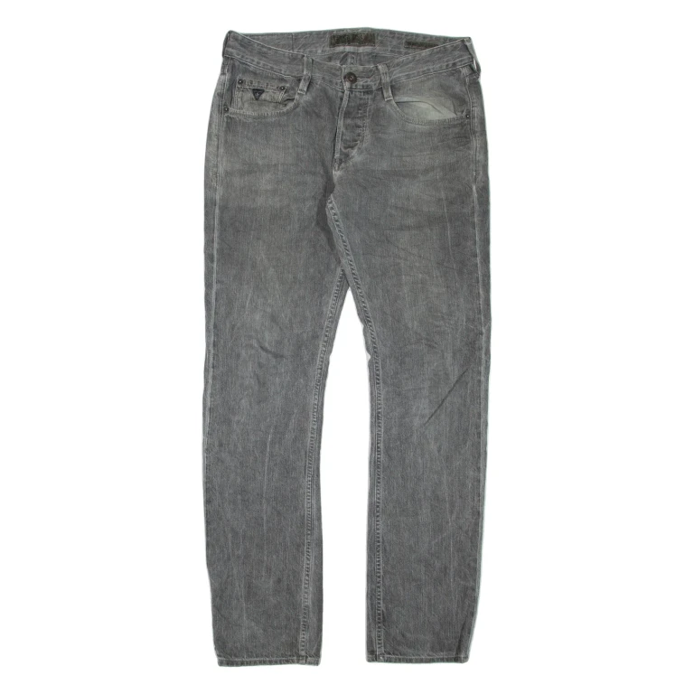 GUESS Womens Jeans Grey Slim Tapered 90s W31 L33