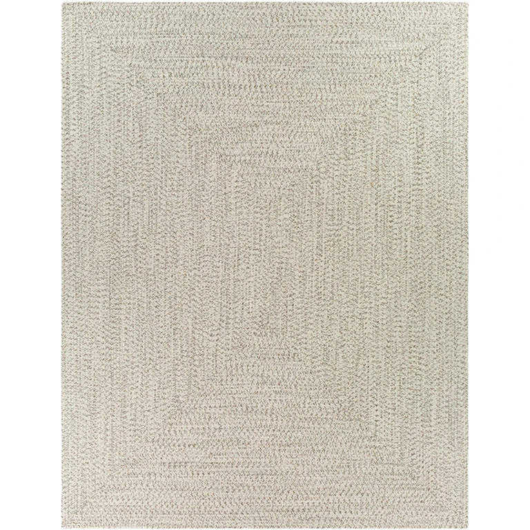 Beige Braided Faux Jute Rug