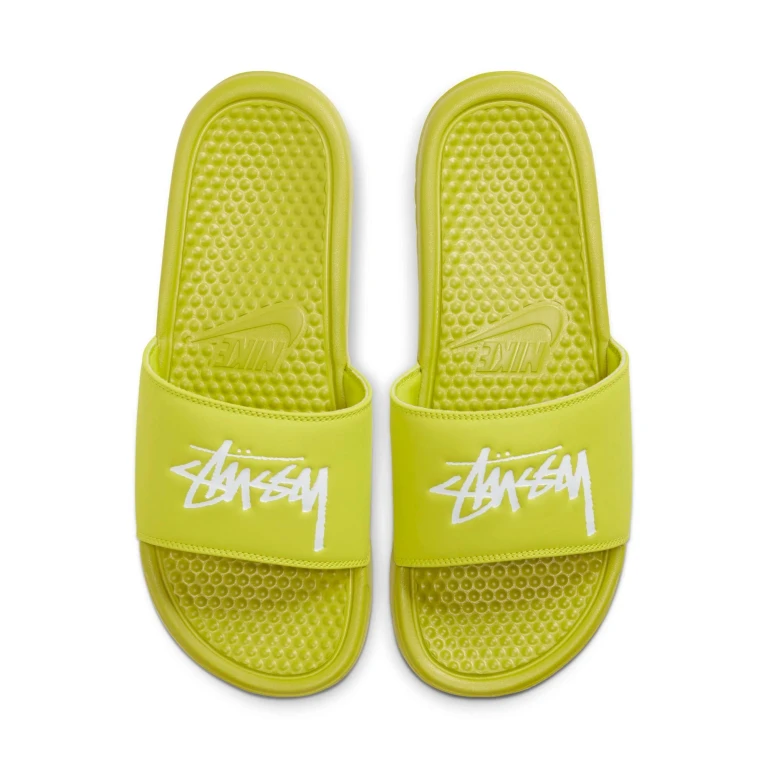 Men's Stussy X Benassi 'Bright Cactus' Sneakers