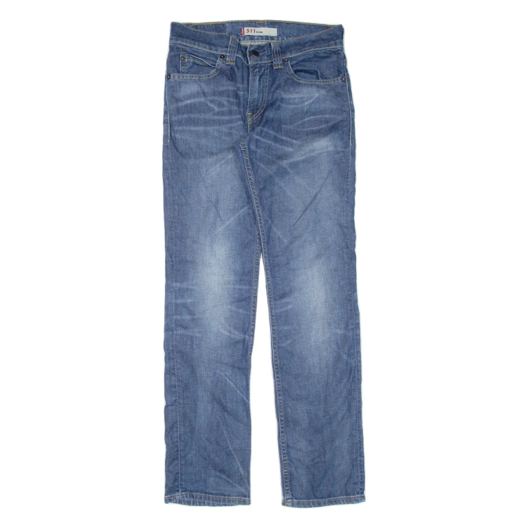 LEVI'S 511 Jeans Mens Blue Slim Straight W30 L32