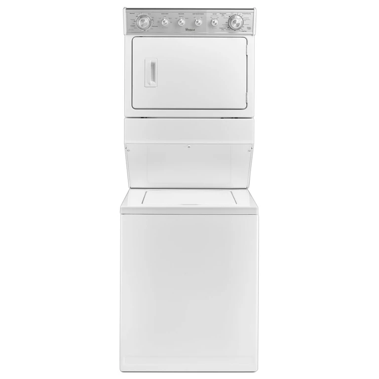 Gas Stacked Laundry Center 4 Wash cycles and AutoDry in White 2.5 cu. ft. WGT4027EW