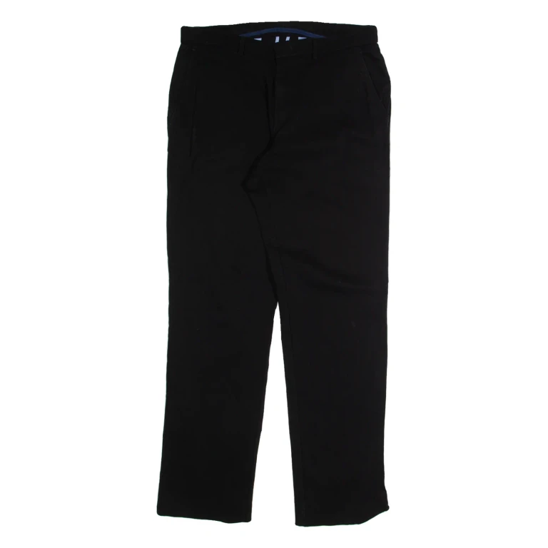 TOMMY HILFIGER Chino Mens Trousers Black Regular Straight W31 L29