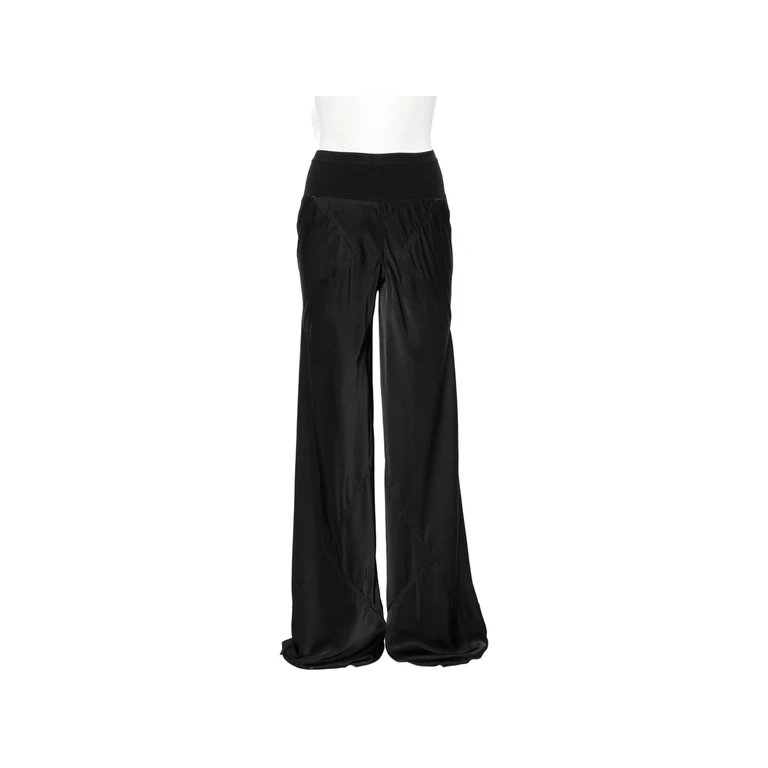 Bias Panelled Wide-leg Trousers