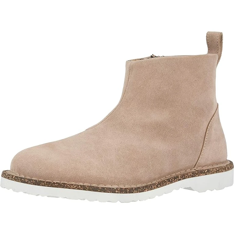 Unisex Melrose Suede Leather Nude Hydrophobic
