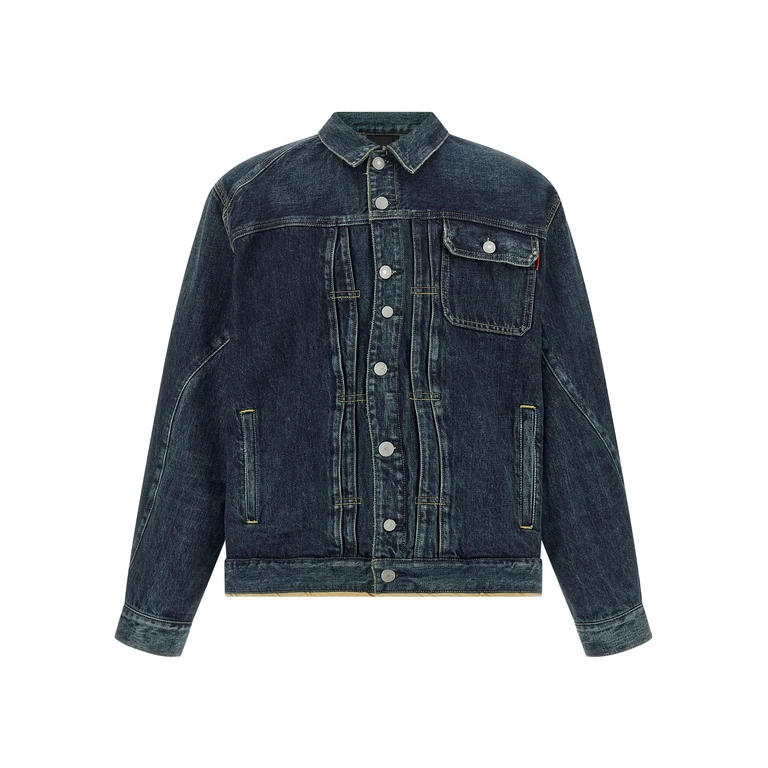 Undercover Blue Cotton Denim Jacket Clothing - Men