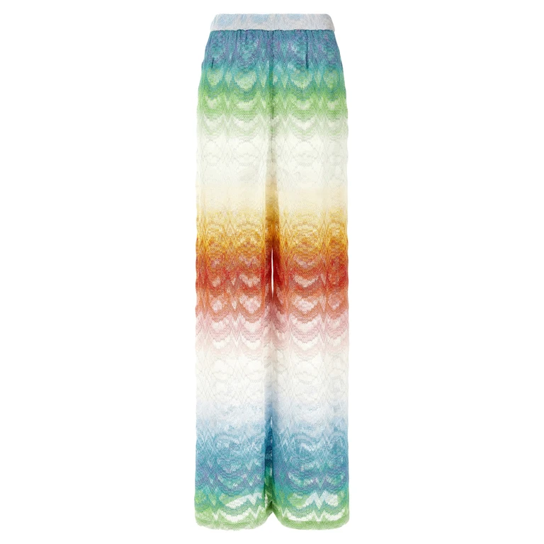 Missoni Multicolor Viscose Flared Pants - Women
