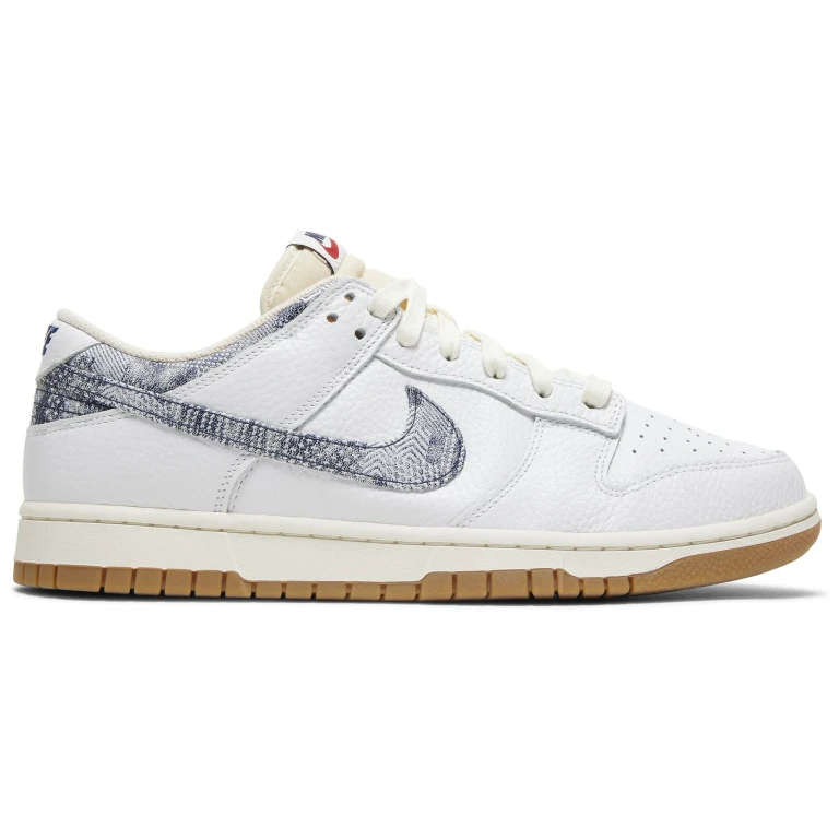 Nike Men's Dunk Low 'New Americana Washed Denim' Sneakers