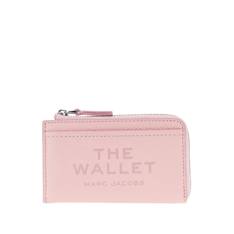 MARC JACOBS Grained leather zip wallet Woman One Size