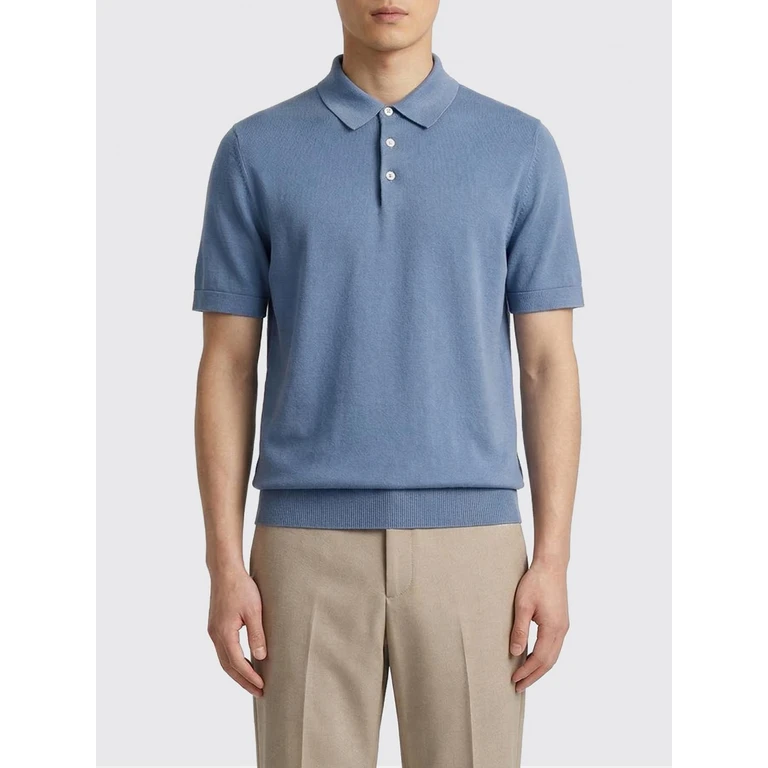 Polo Shirt Men color Gnawed Blue (D0GF202N724)