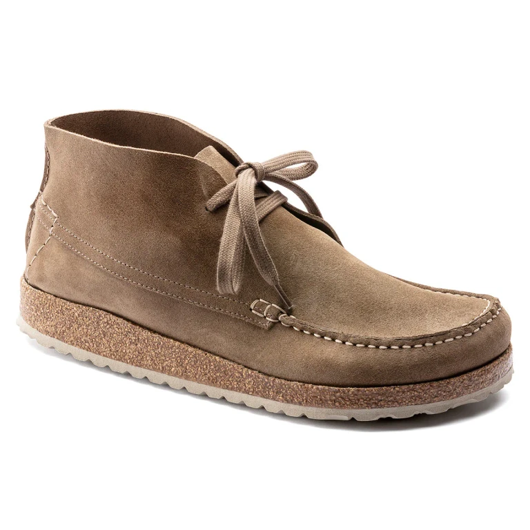 Maidan Suede Leather Taupe Moccasin