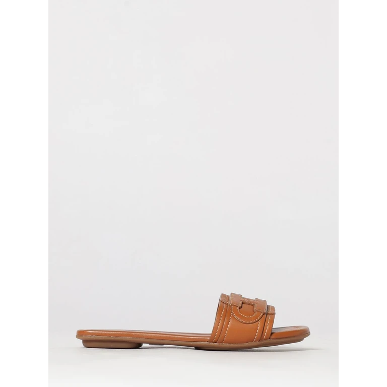 Heeled Sandal Woman color Leather (HXW6850GC20KXT5003)