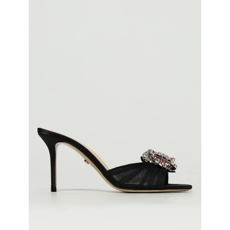 Heeled Sandal Woman color Black (R25S086585X18BLKCP)