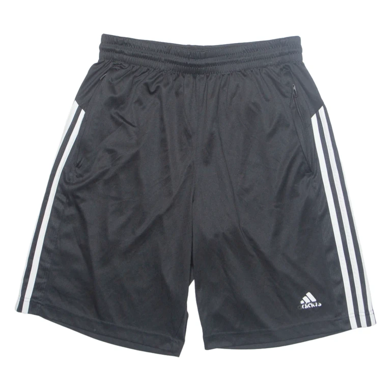 ADIDAS Mens Sports Shorts Black Relaxed M W26