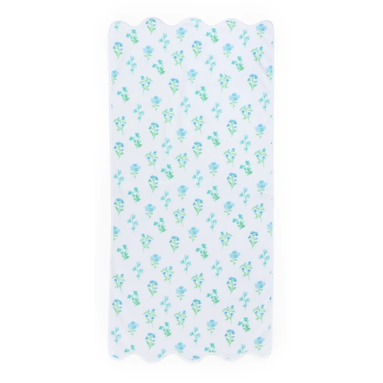 Weezie Floral Scallop Bath Towel Frances One Size