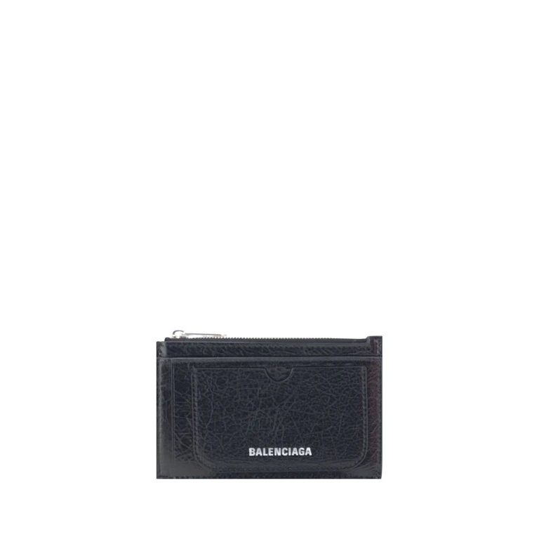 Balenciaga Black Lamb Ovis Aries Wallet - Men