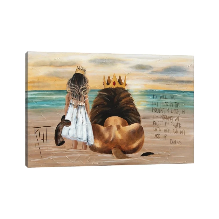 My Voice Shalt by Ruth's Angels - Canvas Gallery Wrap