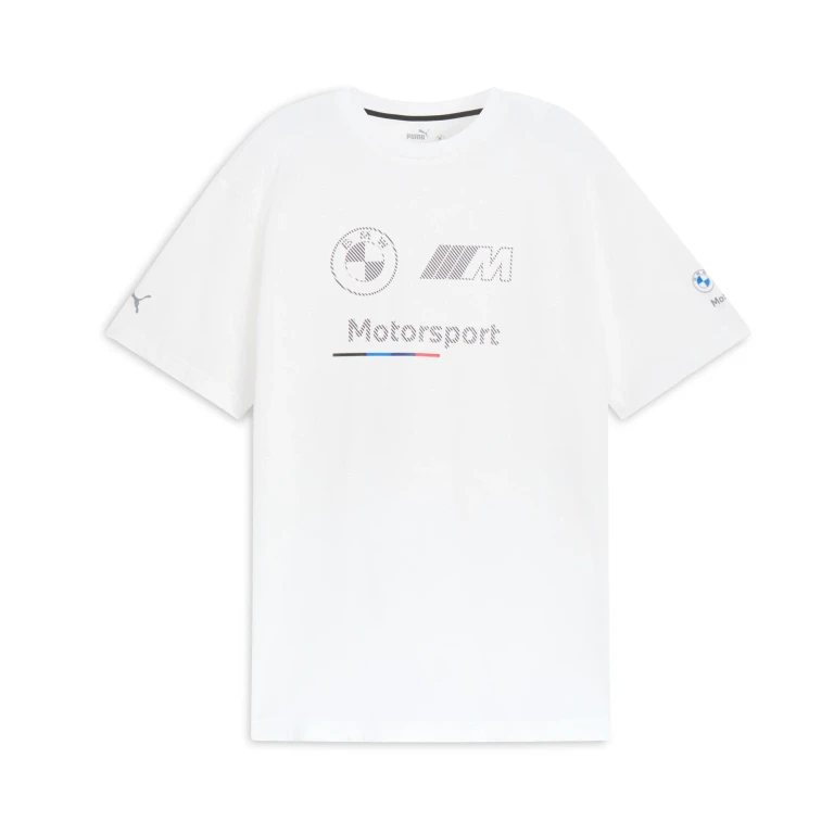 Puma Men's Bmw Motorsports Essentials Logo Stripe Tee Tops